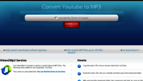 What Video2mp3.org website looked like in 2017 (6 years ago)
