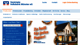 What Volksbank-muenster.de website looked like in 2017 (6 years ago)