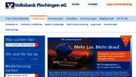 What Volksbank-plochingen.de website looked like in 2017 (6 years ago)