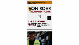 What Vonrohr.com website looked like in 2017 (6 years ago)