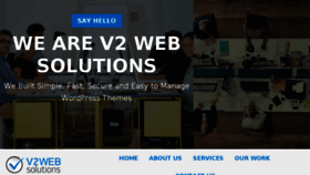 What V2websolutions.com website looked like in 2017 (6 years ago)