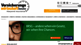 What Versicherungswirtschaft-heute.de website looked like in 2017 (6 years ago)