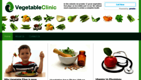 What Vegetableclinic.com website looked like in 2017 (6 years ago)