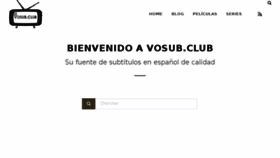 What Vosub.club website looked like in 2017 (6 years ago)