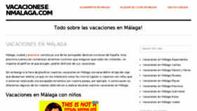 What Vacacionesenmalaga.com website looked like in 2017 (6 years ago)