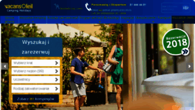What Vacansoleil.pl website looked like in 2017 (6 years ago)