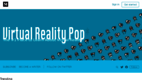 What Virtualrealitypop.com website looked like in 2017 (6 years ago)