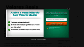 What Valoresreais.com website looked like in 2017 (6 years ago)