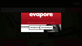 What Vapeonline.es website looked like in 2017 (6 years ago)