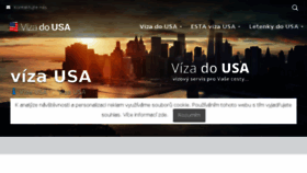 What Viza-usa.cz website looked like in 2017 (6 years ago)