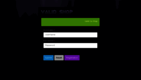 What Validbins.su website looked like in 2017 (6 years ago)