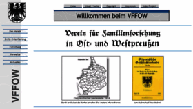 What Vffow.de website looked like in 2017 (6 years ago)