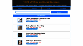 What Vevo-mp3.wapka.mobi website looked like in 2017 (6 years ago)