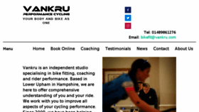What Vankru.com website looked like in 2017 (6 years ago)