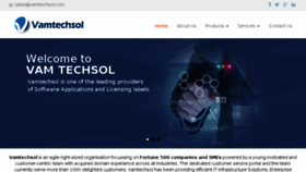 What Vamtechsol.com website looked like in 2017 (6 years ago)