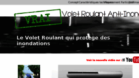 What Volet-roulant-anti-inondation.com website looked like in 2017 (6 years ago)