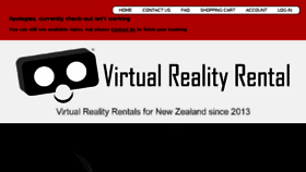 What Virtualrealityrental.co.nz website looked like in 2017 (6 years ago)