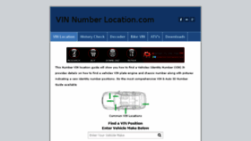 What Vinnumberlocation.com website looked like in 2017 (6 years ago)