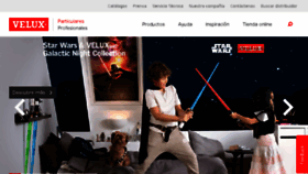 What Velux.es website looked like in 2017 (8 years ago)