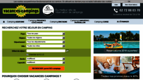 What Vacances-campings.fr website looked like in 2017 (6 years ago)