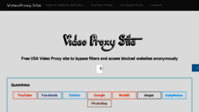 What Videoproxy.site website looked like in 2017 (6 years ago)