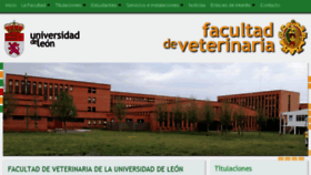What Veterinaria.unileon.es website looked like in 2017 (6 years ago)