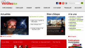 What Vitrolles13.fr website looked like in 2017 (6 years ago)