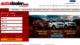 What Vehicletraders.co.za website looked like in 2017 (6 years ago)