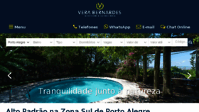 What Verabernardes.com.br website looked like in 2017 (6 years ago)