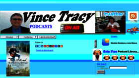 What Vincetracy.com website looked like in 2018 (6 years ago)