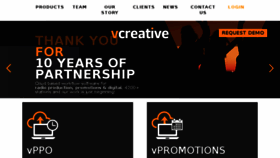 What Vcreativeinc.com website looked like in 2018 (6 years ago)