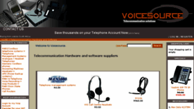 What Voicesource.co.za website looked like in 2018 (6 years ago)