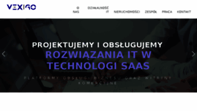 What Vexigo.pl website looked like in 2018 (6 years ago)