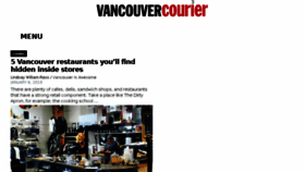 What Vancourier.com website looked like in 2018 (6 years ago)