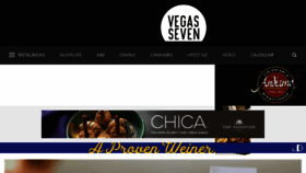 What Vegasseven.com website looked like in 2018 (6 years ago)