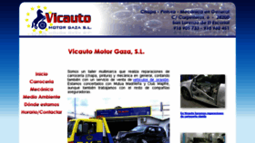 What Vicauto.es website looked like in 2018 (6 years ago)
