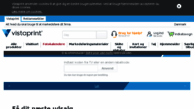 What Vistaprint.dk website looked like in 2018 (6 years ago)