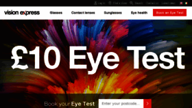What Visionexpress.com website looked like in 2018 (6 years ago)