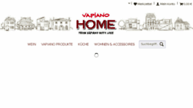 What Vapiano-shop.de website looked like in 2018 (6 years ago)