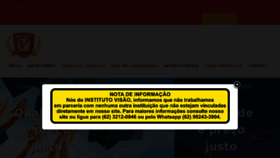 What Visaoedu.com.br website looked like in 2018 (6 years ago)