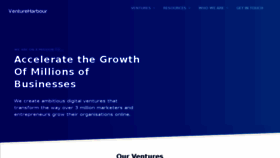 What Ventureharbour.com website looked like in 2018 (6 years ago)