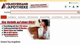 What Volksversand.de website looked like in 2018 (6 years ago)
