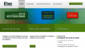 What Vestibulinhoetec.com.br website looked like in 2018 (6 years ago)