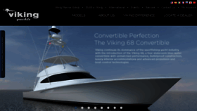 What Vikingyachts.com website looked like in 2018 (6 years ago)