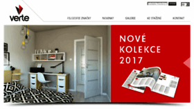 What Vertedoors.cz website looked like in 2018 (6 years ago)