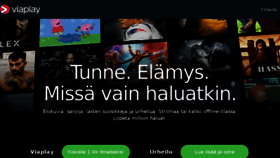 What Viaplay.fi website looked like in 2018 (6 years ago)