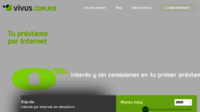 What Vivus.com.mx website looked like in 2018 (6 years ago)