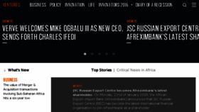 What Venturesafrica.com website looked like in 2018 (6 years ago)