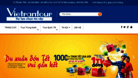 What Vietrantour.com.vn website looked like in 2018 (6 years ago)