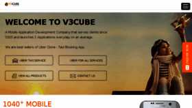 What V3cube.com website looked like in 2018 (7 years ago)
